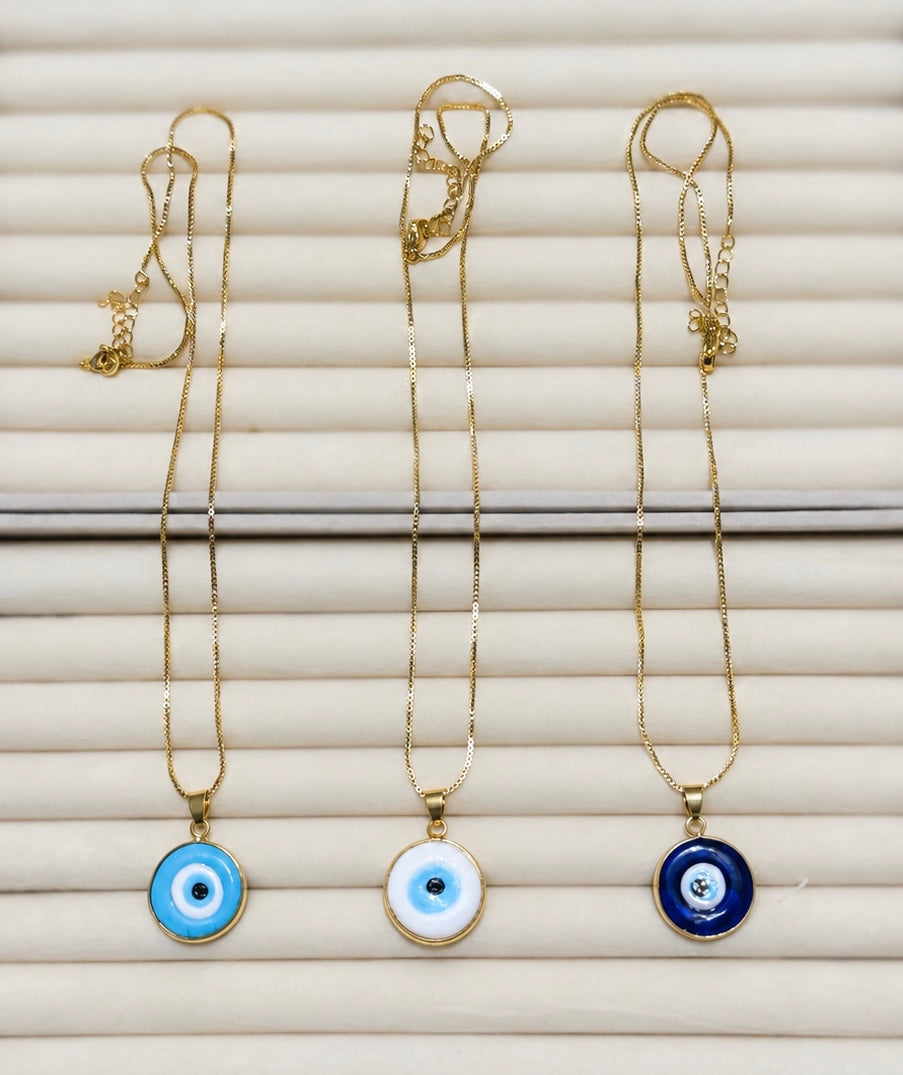 Glass Evil Eye Pendant